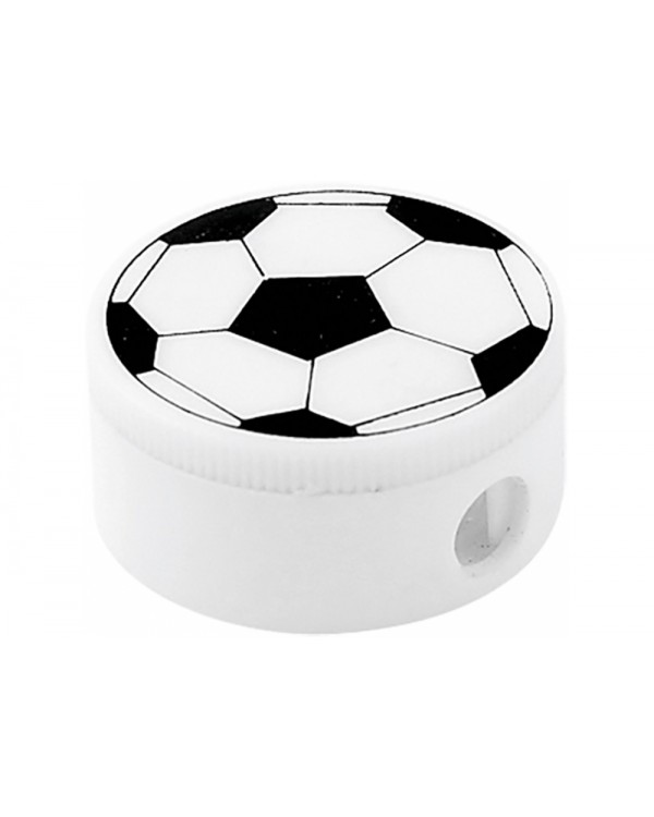 Чинка «Футбол», с контейнером, пластиковая, круглая, 1 лезвие, ТМ Economix