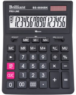 Калькулятор Brilliant BS-8886BK