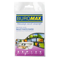 Фотопапір глянцевий, 10х15 см, 180 гр/м2, 100 аркушів,ТМ Buromax