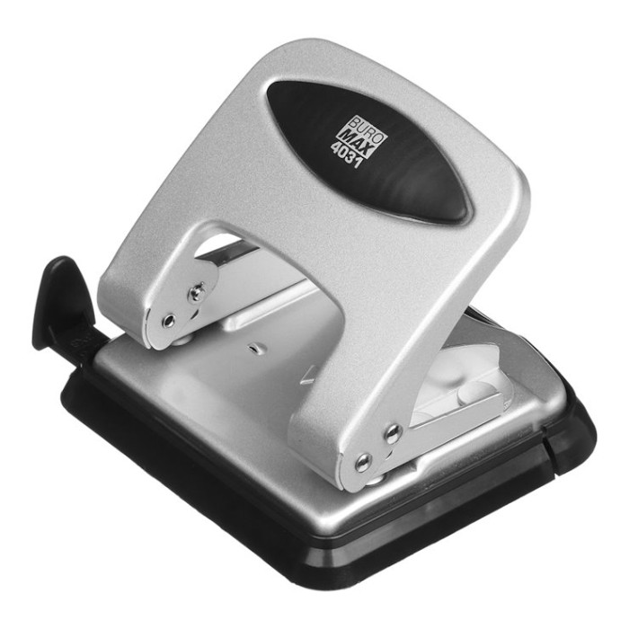 Діркопробивач металевий до 15 аркушів срібний, ТМ Buromax