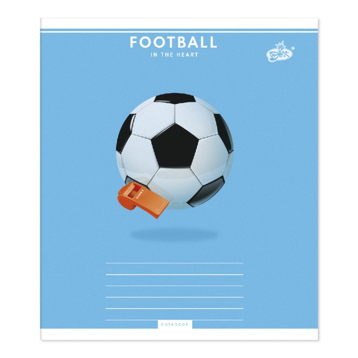 Зошит 12 арк., лінійка Brisk «Спорт» №2124