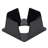 Бокс для паперу 90х90х45 мм чорний, Bokskip