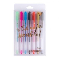 Набір гелевих ручок 7 шт. «Oh My Sparkle!» гліттер, ТМ YES