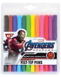 Фломастеры 12 цветов «Marvel. Avengers» ТМ YES