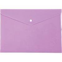 Папка - конверт на кнопці «Рastelini», А4, бузкова,ТМ Axent