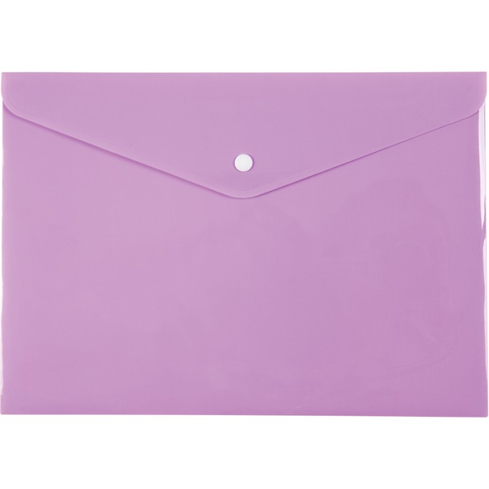 Папка - конверт на кнопці «Рastelini», А4, бузкова,ТМ Axent