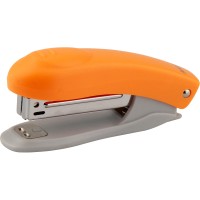 Степлер «Welle-2» пластиковий помаранчевий до 12 аркушів, скоба № 10, ТМ Axent