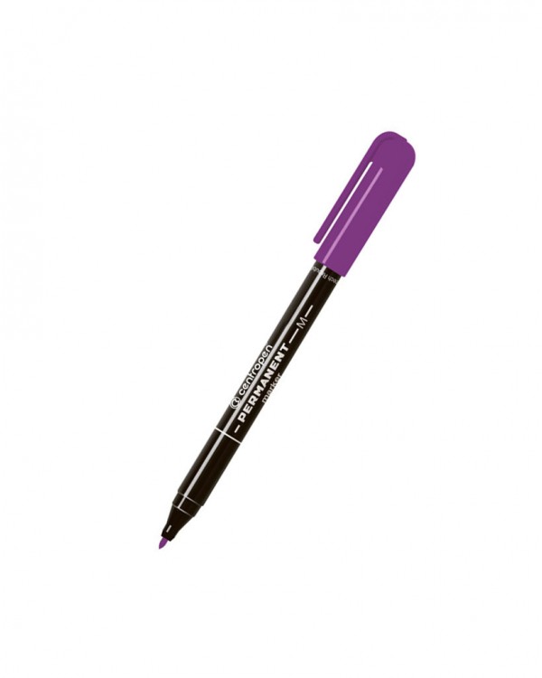 Маркер пермонентный, тонкий 1 мм, фиолетовый