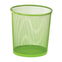 Кошик круглий, металевий, салатний, 265х265х280 мм, ZiBi