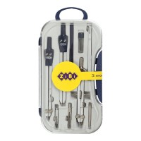 Готовальня «COLLEGE» з 9 предметів, темно-синя, ТМ ZiBi