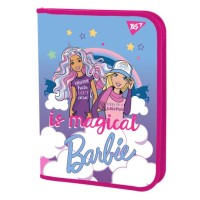 Папка для зошитів «Barbie» В5 пластикова на блискавці, ТМ Yes