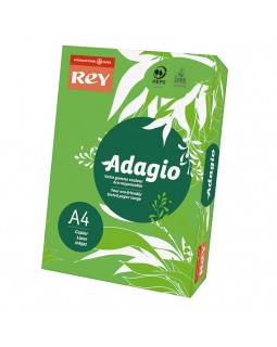 Бумага цветная, А4, 500 листов, 80 гр/м, интенсив зеленый, REY Adagio