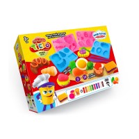 Набір тіста для ліплення Master Do «Шеф-кухар. Сендвіч-бар» на 12 кольлрів з аксесуарами, у коробці 26х19 см, ТМ Данко Тойс