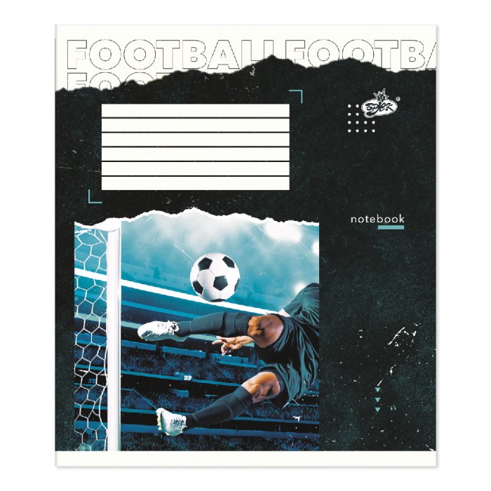 Зошит, 96 аркушів, лінія, «Життя на повну», №2193, ТМ Brisk