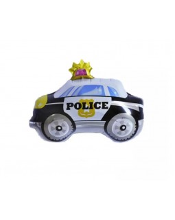 Шарики фольгированные «Автомобиль полиции», 65х50 см, 10 шт в упаковке, ТМ Leader
