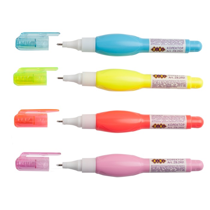 Коректор-ручка 5 мл з металевим кінчиком дитяча, ТМ ZiBi