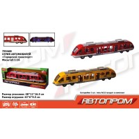Електричка «АВТОПРОМ», на батарейці, світло, звук, в асортименті, у коробці 48х11х16,5 см