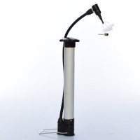 Насос ручний, металевий, 26 см, насадка, голка, у пакеті 39х6х6 см