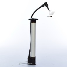 Насос ручний, металевий, 26 см, насадка, голка, у пакеті 39х6х6 см