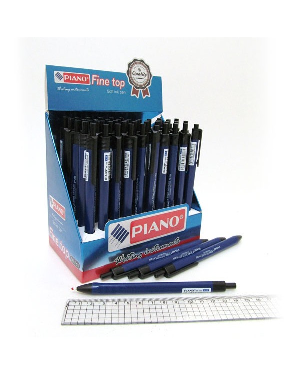 Ручка «Smart soft» масляна, автоматична, синя, 0,7 мм, ТМ Piano