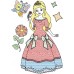 Большая водяная расцветка для маленьких детишек «Добрая фея», мягкая обложка, 8 страниц, 24х33 см