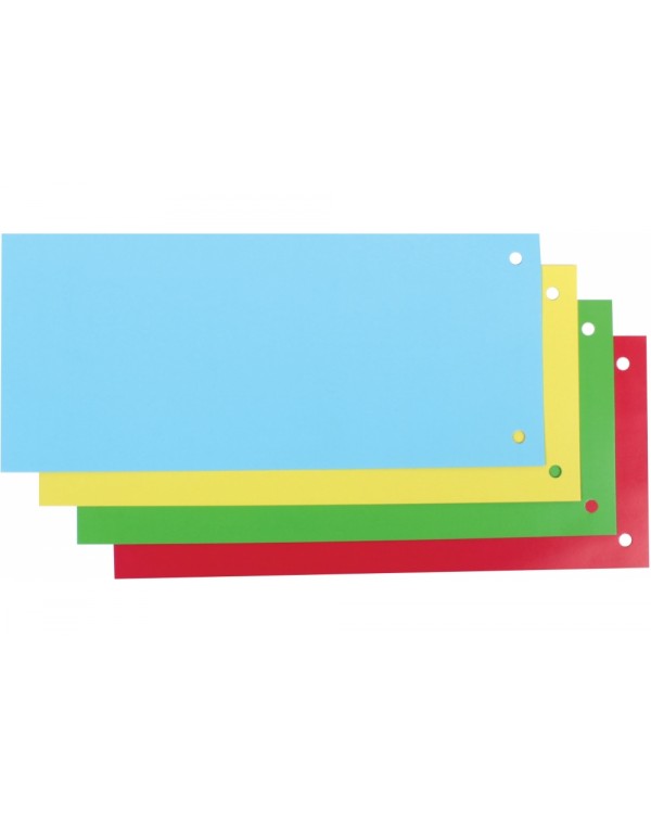 Разделитель листов картонный, 240 х 105 мм, цветной, 100 шт.