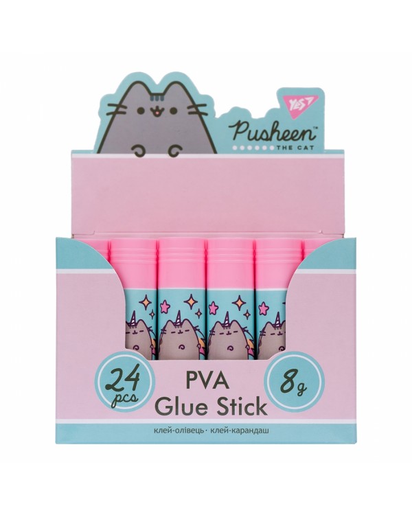 Клей - олівець PVA «Pusheen», 8 г, ТМ YES