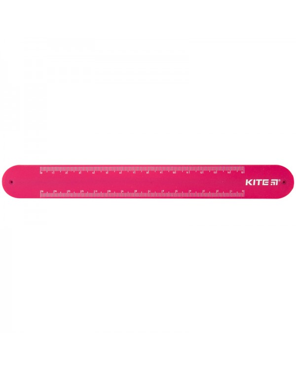 Линейка – браслет с фигуркой, 15 см, розовая, TM Kite
